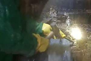 辽阳消防水池堵漏施工视频